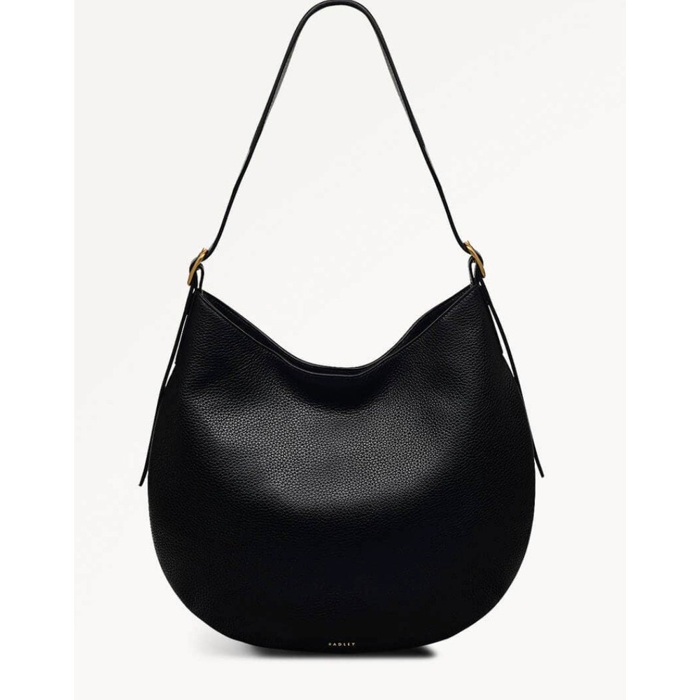 Radley London Black Leather Kensington Place Large Open Top Shoulder Bag